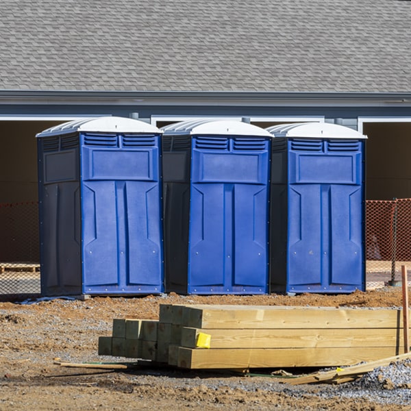 what is the cost difference between standard and deluxe porta potty rentals in Nallen